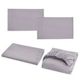 thumbnail image 5 of Bedding sheets, solid color brushed sheets, bed kasa home textile bed on four sets, 5 of 5