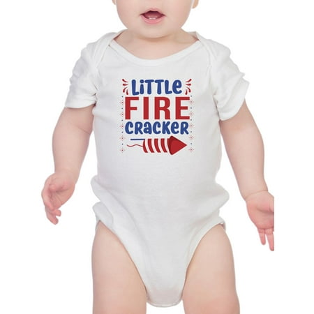 

Little Firecracker Bodysuit Infant -Smartprints Designs 18 Months