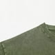 thumbnail image 5 of Ceisia Men's Vintage Washed Solid Crew Neck Short Sleeve T-Shirt Casual Retro Top Army Green XXL Gifts, 5 of 7