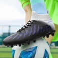 thumbnail image 5 of Zapatos de fútbol profesionales TF/FG para hombre, tacos de fútbol para césped, antideslizantes, ultraligeros, para exteriores, 5 of 5