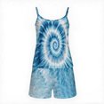 thumbnail image 4 of Tnhcen Women's Tie-Dye Pajama Set - Soft Cozy Sleepwear & Casual Home Outfit | Floral Print PJs for Women | Size S-2XL | Perfect for Lounging & Bedtime, 4 of 5