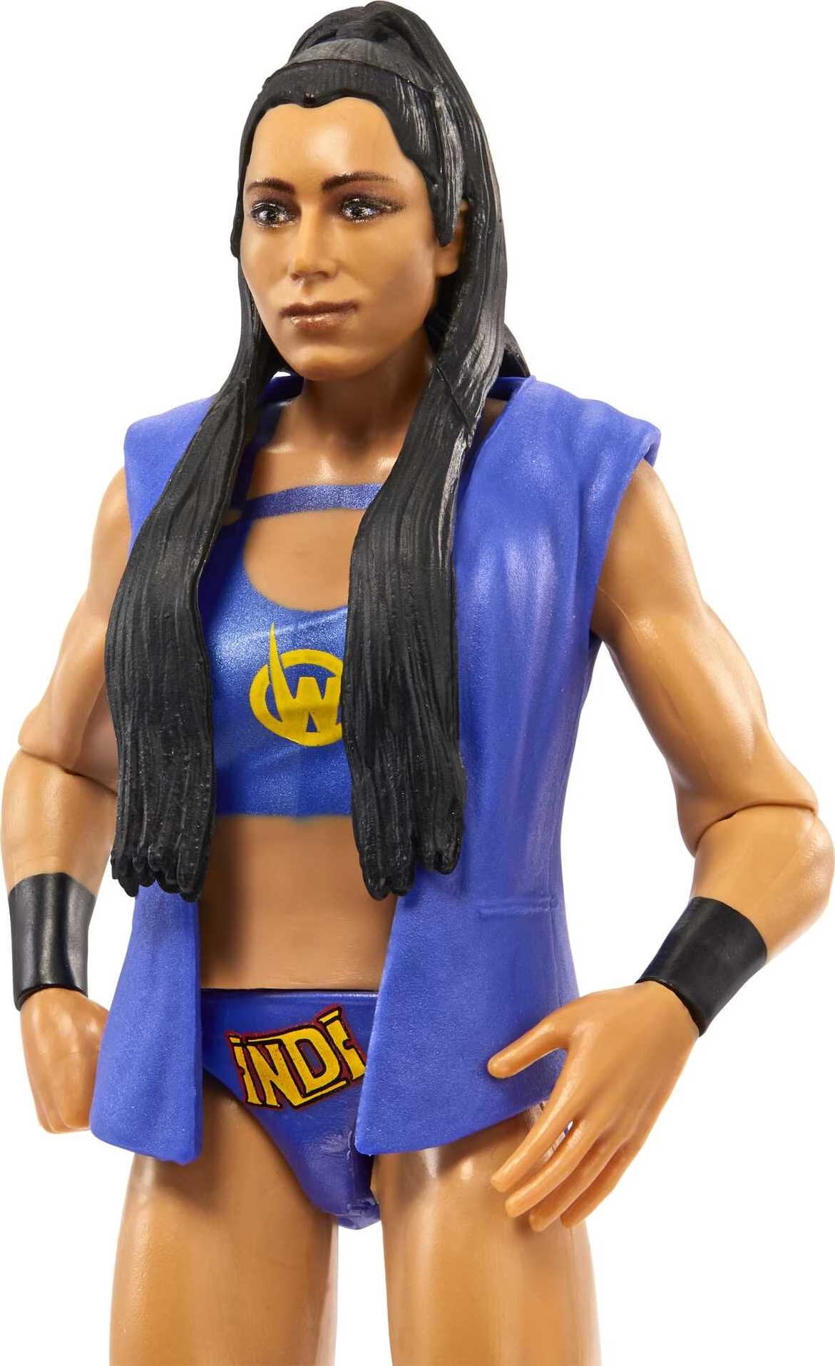 WWE Basic Action Figure, INDI HARTWELL, 6-inch Collectible for Ages 6 Years Old & Up