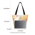 thumbnail image 2 of Tote Bag for Women/Men - Vintage World Map1 Handbags Shoulder Bag Zipper Closure Shopping Travel Gym Toy Bag Beach Bag, 2 of 6
