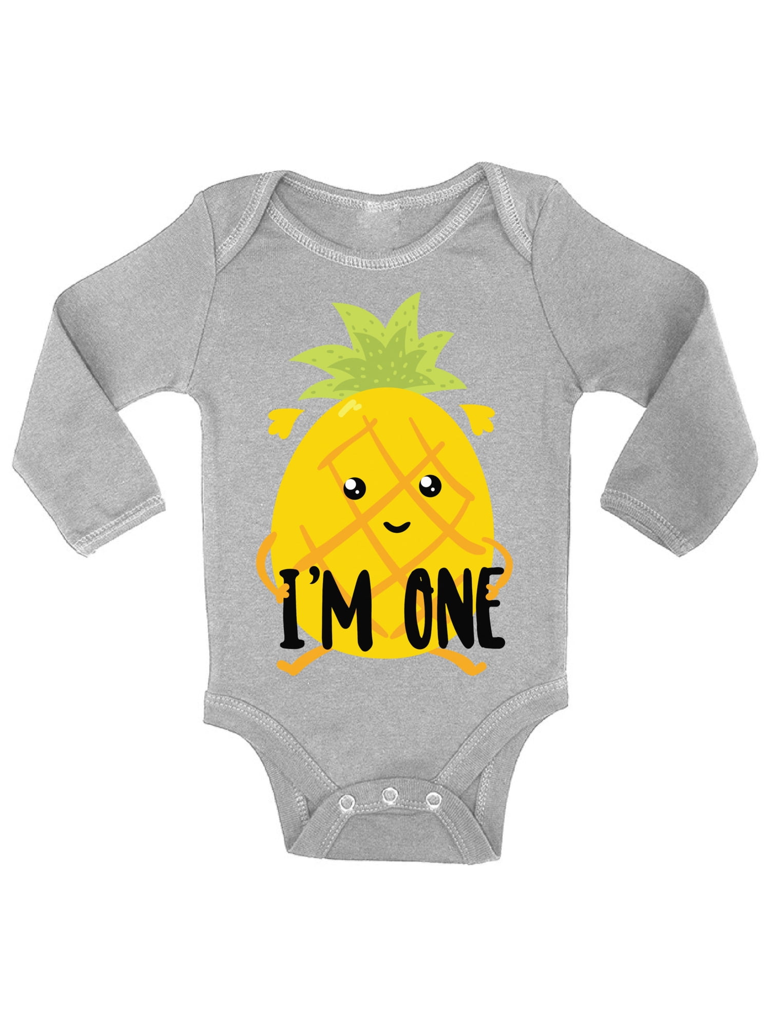 first-birthday-party-pineapple-1-year-old-girl-boy-baby-bodysuits-long