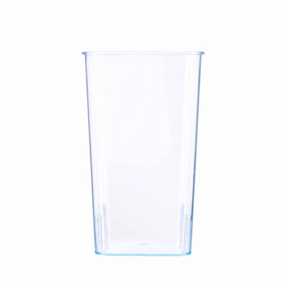 yilyih Acrylic Flower Vase,Clear Square Tapered Table Flowers Vase Decorative Centerpiece for Home Kitchen Wedding Decorations,Unbreakable Plastic Vase for Flowers,Cube Shape