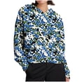 thumbnail image 2 of NJDVHB Womens Hooded Sweatshirts,Women Fall And Winter Solid Color Long Sleeve Warm Wool Pockets Drawstring Hooded Sweatshirt Top, 2 of 4