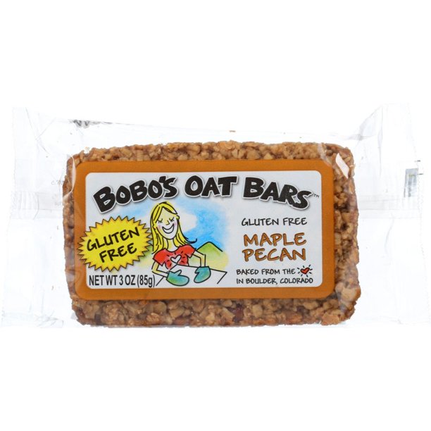 Bobo's Oat Bars Gluten Free Maple Pecan Bar, 3 Oz (Pack Of 12