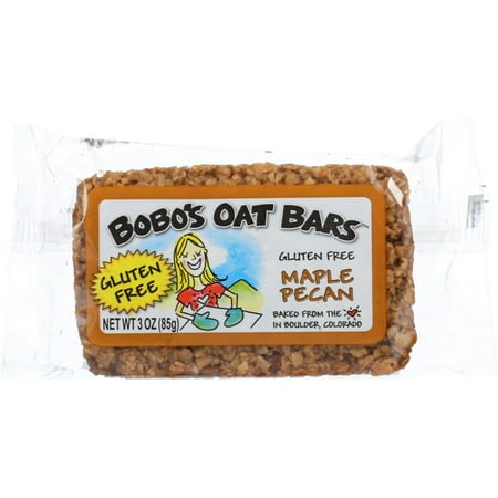 - Bobo's Oat Bars Gluten Free Maple Pecan Bar, 3 Oz (Pack Of 12)