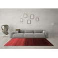 thumbnail image 3 of Ahgly Company Indoor Rectangle Abstract Red Contemporary Area Rugs, 8' x 12', 3 of 4