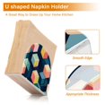 thumbnail image 5 of Yayeee Napkin Holder for Table Kitchen Paper Tissue Organization, Blue Cubes, 5 of 8