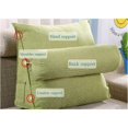 thumbnail image 2 of Cojín de lectura para sofá, silla de oficina, cama Con refuerzo, cojín de lectura Verde, 454,820 cm + Diámetro de la almohada redonda pequeña 16 cm, 2 of 5