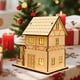 thumbnail image 4 of Kit de Casas Navideñas de Madera Iluminadas Hechas a Mano | Decoraciones Navideñas para Pintar | Iluminación Suave y Acogedora | Diversión Familiar | Regalo para Decorar La Repisa de La Chimenea, 4 of 6