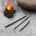 thumbnail image 5 of Outdoor Picnic Stainless Steel Fire Pipe, Retractable Fire Pipe, Camping Life Tool, Fire RodSilver, 5 of 5