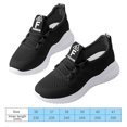 thumbnail image 3 of Zapatillas de deporte para mujer Zapatos para correr con cordones para caminar para actividades al aire libre (40) Negro DQrwqpou Tenis De Mujer Tenis De Hombre, 3 of 6