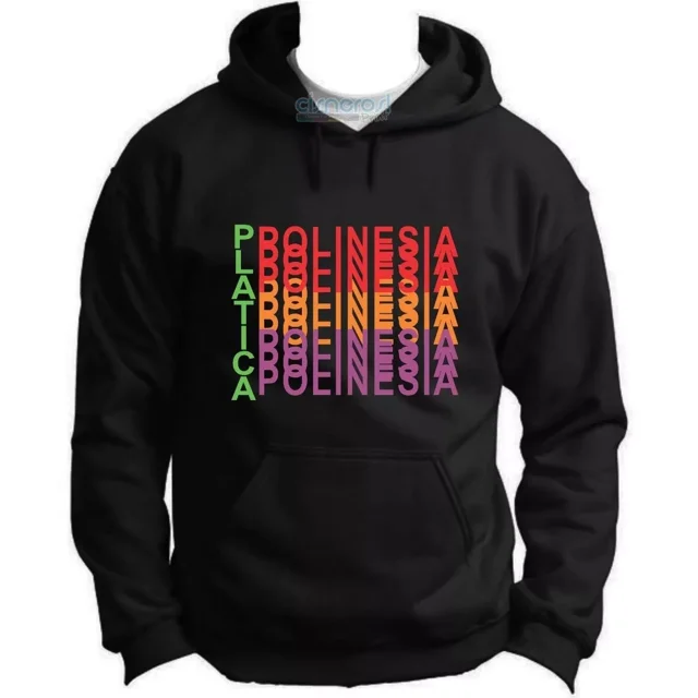 Sudadera Polinesios Platica Polinesia Negra