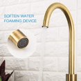 thumbnail image 3 of Jinsinto Kitchen Faucet, Single Handle Kitchen Mixer Tap, 360 Degree Rotation, 2 Water Outlet Modes, Hot and Cold Stainless Steel Kitchen Mixer Tap, 3 of 5