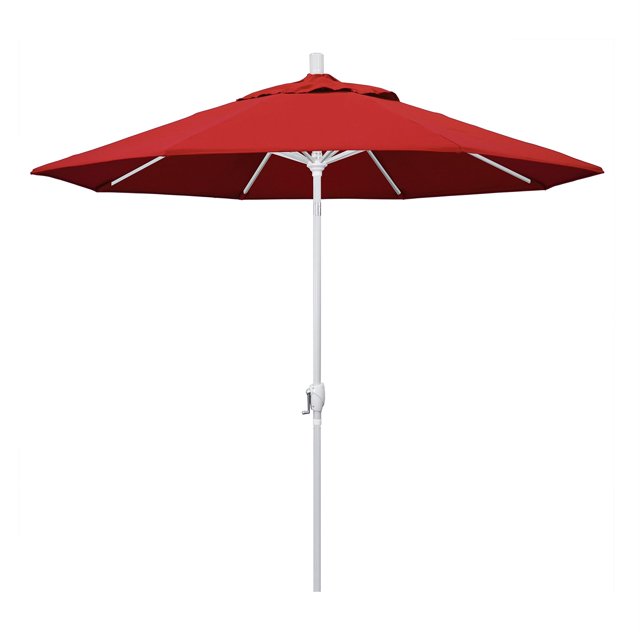 California Umbrella Parasol de Patio de 9 Pieds en Rouge Jockey