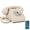 Beige, variant on Bluetooth Retro Desk Phone with Handset and Speaker Wireless Bluetooth Landline Phone Compatible with Android & Ios