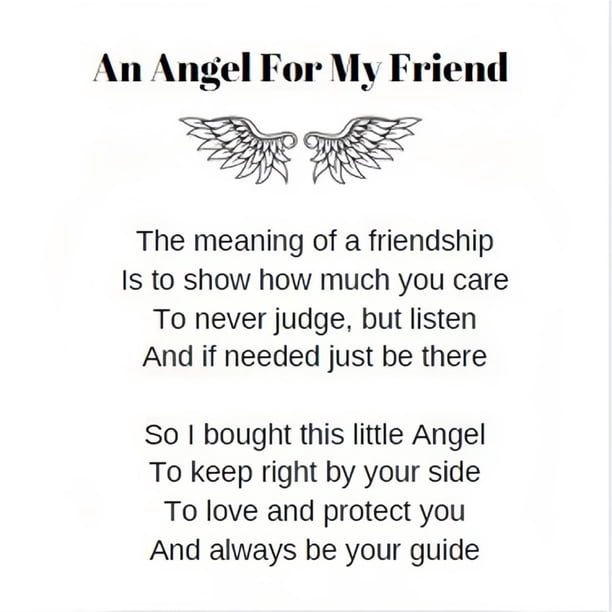 Regalos de Amistad para Amigos Regalo de Amistad Ángel Llavero, la Protección de la Personalización Del Regalo Del Ángel Bolsas de Regalo Personalizadas