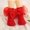 Red, variant on Girls Lace Ruffle Socks Soft Combed Cotton Princess Dance Socks Breathable Crew Dress Socks for School Students