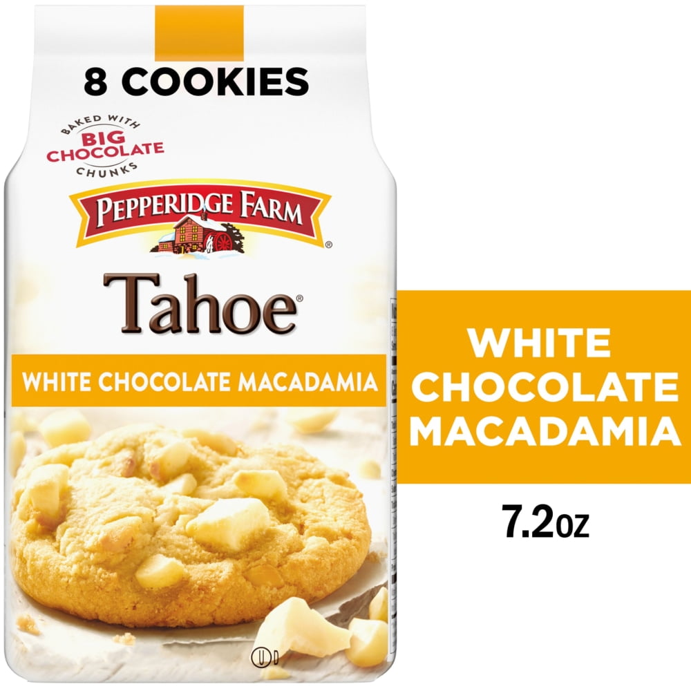 Pepperidge Farm Tahoe Crispy White Chocolate Macadamia Nut Cookies 7.2 oz - 5 Pack