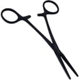thumbnail image 1 of Acier Inoxydable Fishing Pliers Pêcheurs Attraper & Libérer Outil Dentelé, Noir 5,5" Droite, 1 of 1