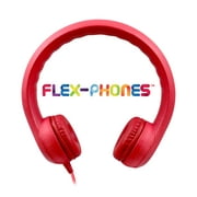 Flex-Phones Indestructible Foam Headphones, Red