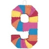 Number 9 Shaped Pinata, 22 x 14.25in