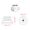 thumbnail image 2 of Perillas de control de guitarra Eléctrica Unique Bargains 6mm ID 1 Volumen 2 Tono Velocidad Control Plástico Blanco con Carácter Negro, 2 of 6