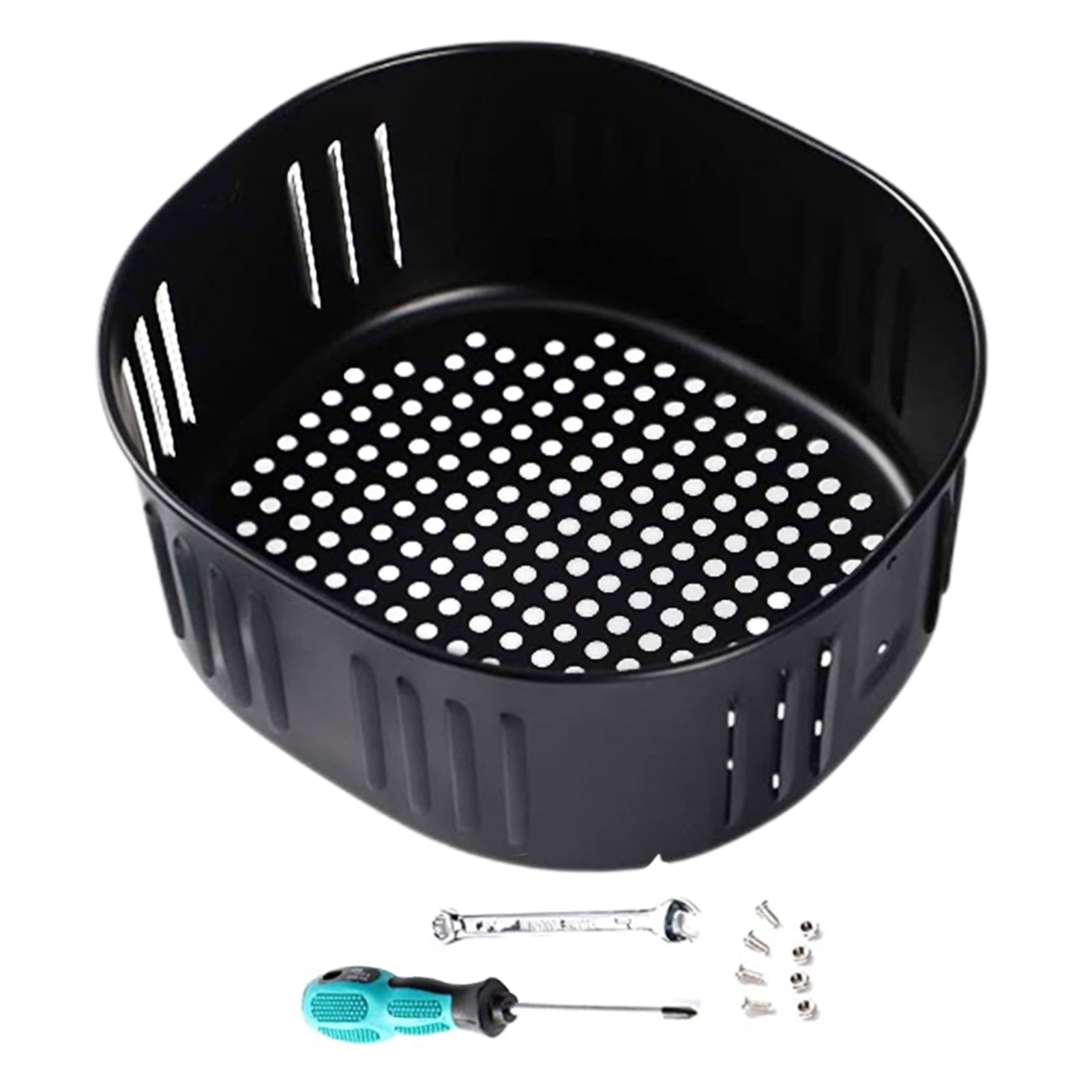 Replacement Air Fryer Basket Non Stick Roasting Cooking Cast Iron