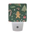 thumbnail image 6 of Yayeee LED Plug in Night Light for The Home with Auto Dusk to Dawn Light Sensors, 2 Pack, Christmas Gingerbread, 6 of 6