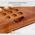 thumbnail image 3 of HUGFEGWE Wooden Solitaire Board Cognitive Activity Diamond Brain Teasers Marble Sets CJB91-35606, 3 of 7