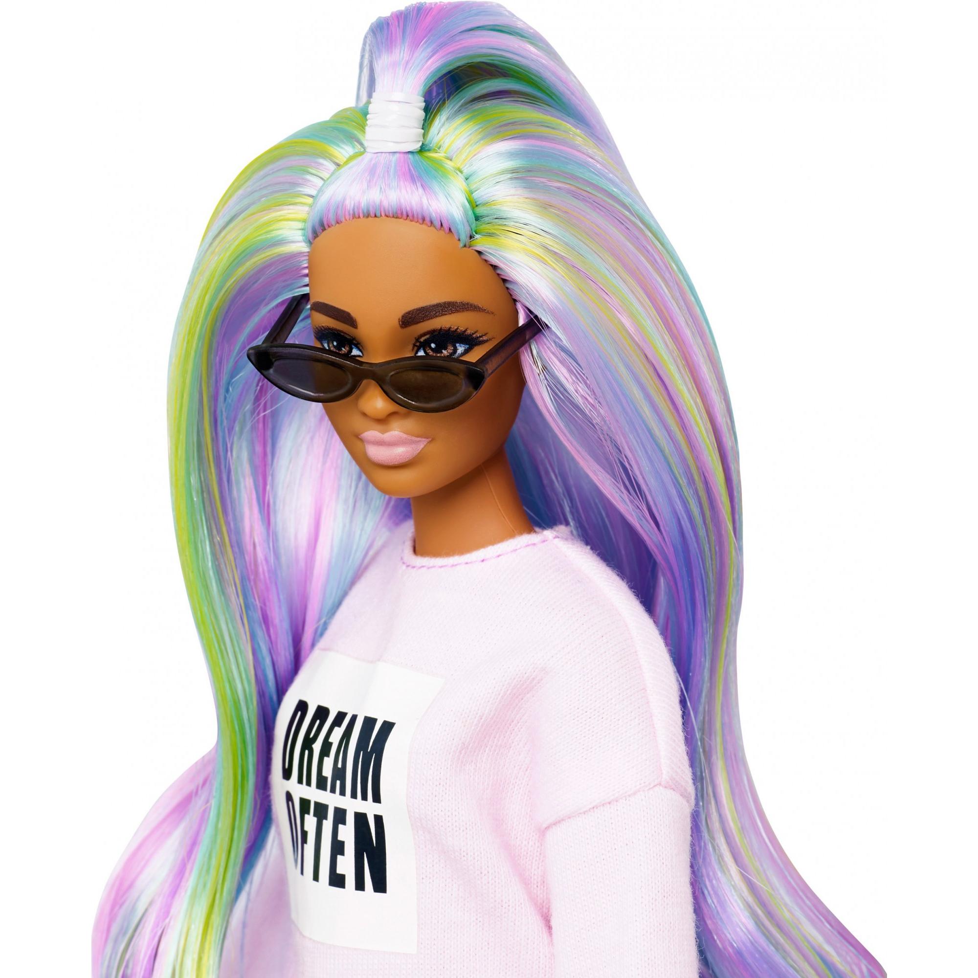 Barbie Fashionistas Doll #136 With Long Rainbow Hair - image 4 of 7