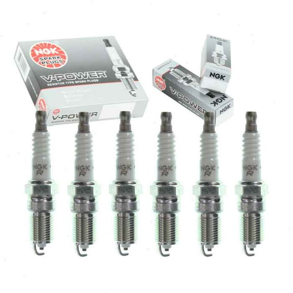 6 pc NGK V-Power Spark Plugs compatible with Mercury Monterey 4.2L V6 2004-2005