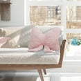 thumbnail image 6 of SUSIELADY Bow Pillow Room Decor, Plush Bow Pillows for Bedroom, Sofa, or Office Chair, Soft and Comfortable Accent Cushion, 15.7" x 11.81", Black, 6 of 6
