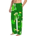 thumbnail image 2 of Disketp St Patrick'S Day2 Men'S Pajama Pants - Ultra Soft Fleece Sleep And Lounge Pants (Size: S-Xxl), 2 of 9
