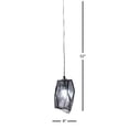 thumbnail image 3 of Dale Tiffany 1 Polished Cage Pendant Lights withShades Crystal Glass, 3 of 5