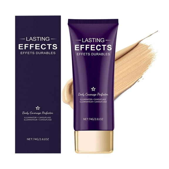 Body Cream Perfector, Tattoo Cover up Makeup Waterproof, Natural Radiance Shade, Waterproof Leg and Body Makeup for Tattoo Cover Up and More, Highly Pigmented Body Concealer, Long Lasting