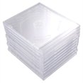 thumbnail image 4 of EeaseCA 10PCS Transparent DVD Cases Portable CD Storage Boxes DIY CD Packages for Home Cinema Studio, 4 of 7