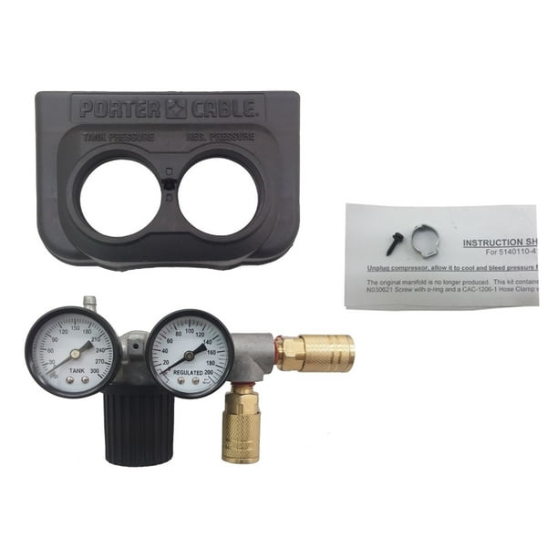 5140110 41 DeWalt Porter Cable Compressor Manifold Kit Walmart