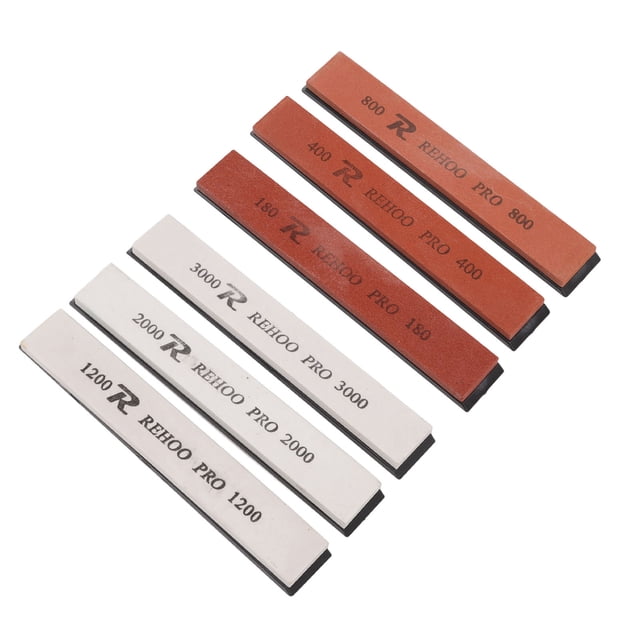 Knife Sharpener Stone, Knife Sharpener Stone Kit High Hardness Easy Operation 6pcs For Hand Tools For Kitchen Knife For Home For Chisel