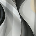 thumbnail image 2 of Designart "Reflecting In Monochrome III" Geometric Blackout Curtain Single Panel, 2 of 4