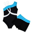 thumbnail image 4 of Alvivi Kids Girls Sleeveless Gymnastics Leotard with Boyshorts Set 6-16, 4 of 5