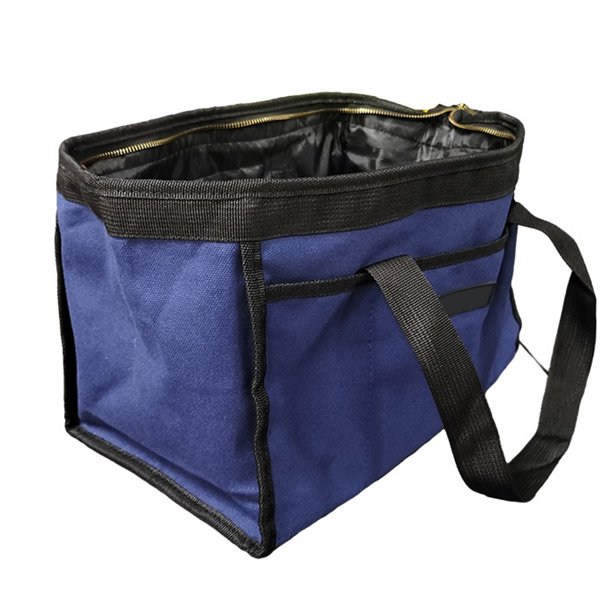 Bolsa de almacenamiento de herramientas Bolsa de transporte de 14 pulgadas, bolsa de herramientas de tela Oxford de gran capacidad, caja de artículos varios, bolsa de electricista