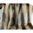 thumbnail image 3 of Thomas Collection Brown Tissavel Chinchilla Faux Fur Throw Blanket - 16453, 3 of 5