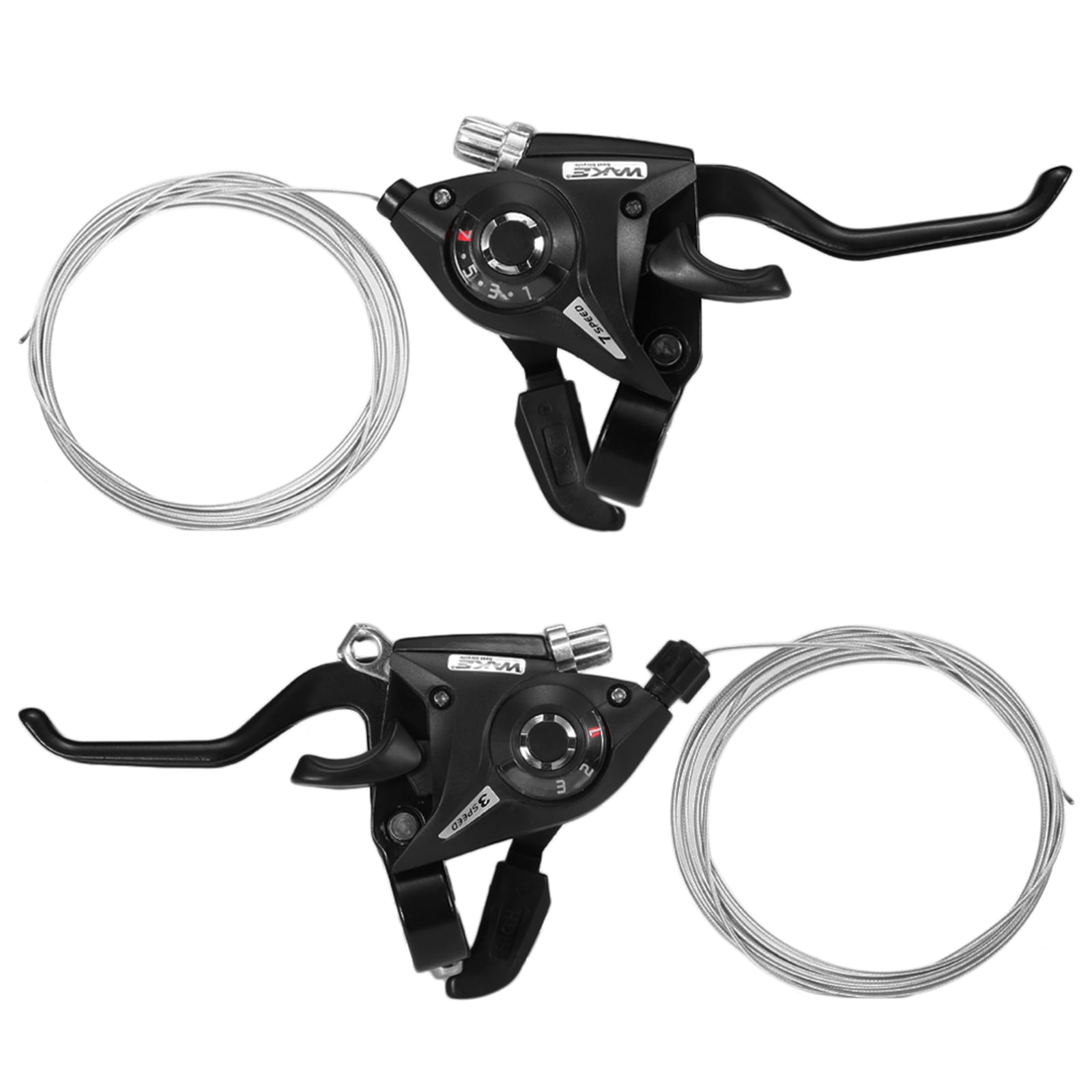 Speed Gear Lever Shifters Trigger Bicycle Cycling MTB for Transmission Black UK