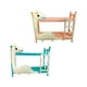 thumbnail image 1 of Pack of 2 Stackable 1/12 Scale Miniature Doll Furniture Bunk Beds Realistic Double Layer Beds DIY Decor Ornament Toy Pretend Play Landscapes Models Macarena Litera en miniatura, 1 of 8