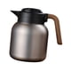 thumbnail image 2 of Cafetera térmica de acero inoxidable, tetera, 1200 ml, práctica jarra térmica Gris, 2 of 9