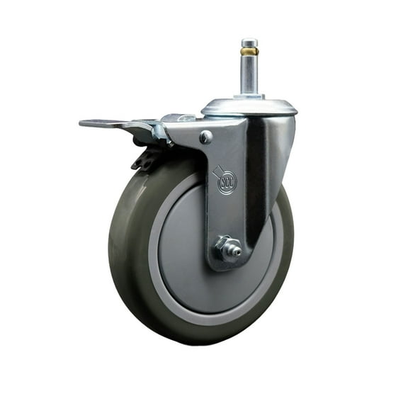 Metro 4615PCB Replacement Caster with Brake - Service Caster Brand