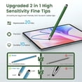 thumbnail image 3 of Antier 10-Pack 2-in-1 Universal Touchscreen Stylus Pens , Stylus Pens for Touch Screens,for iPad, iPhone, Android, Samsung, Tablets, Laptops & More - Includes 20 Replacement Nibs, 3 of 9